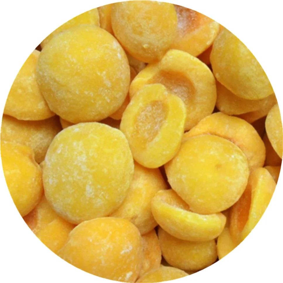 Nouă Crop Ciuperci Congelate Jumătăți Piersic Galbene Noi