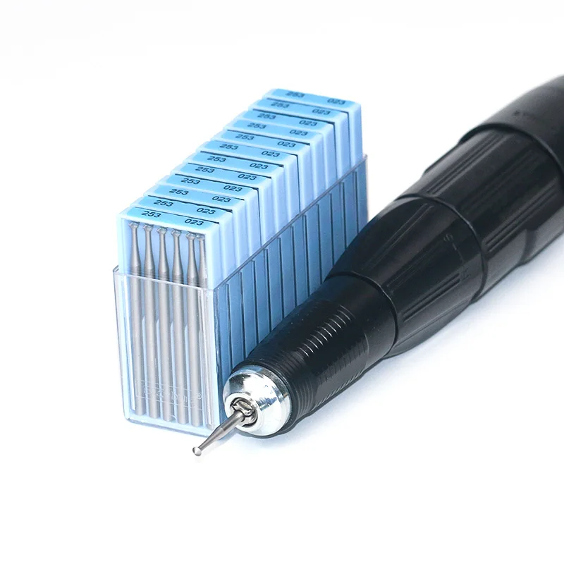 Strong Ostrich HSS 90 Degree Jewelry Burs Carbide Jewelry Burrs Diamond Stone Setting Tool Jewelry Heart Burr Drill Bits