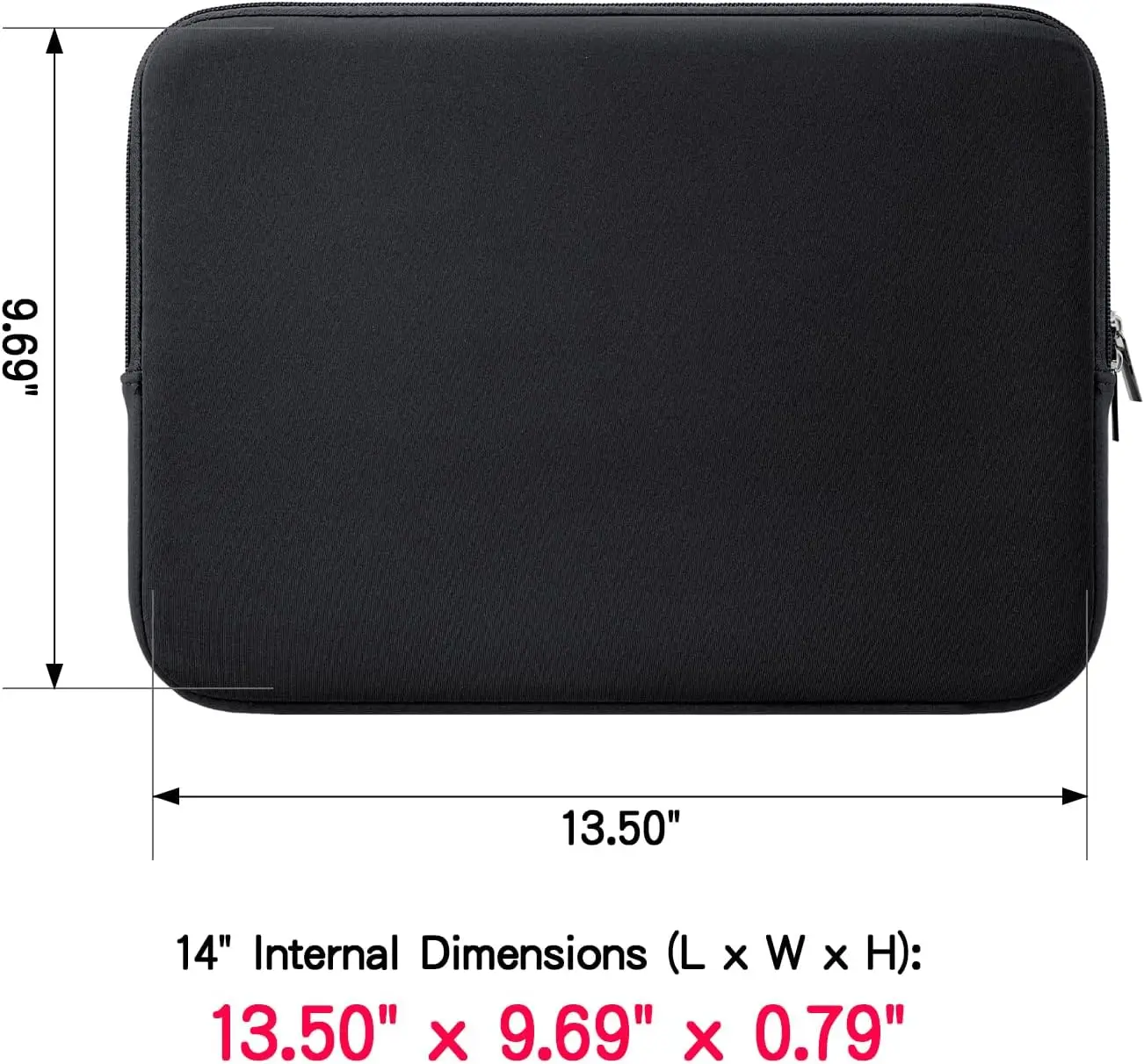 product laptop sleeve case soft lining carrying bag padded zipper cover for macbook air  11 116 notebook computer cover-30