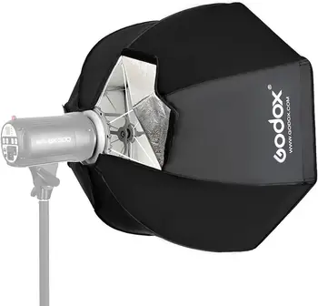 Godox SB-GUE 32"/80cm Umbrella Octagon Softbox Reflector with Honeycomb Grid for Speedlight Flash (Bowens Mount) detail image