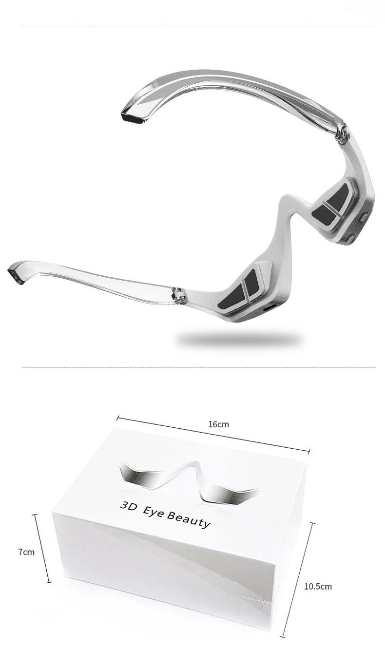 3d Eye Vibration Led Red Light Therapy Device Antiaging Roller Tool