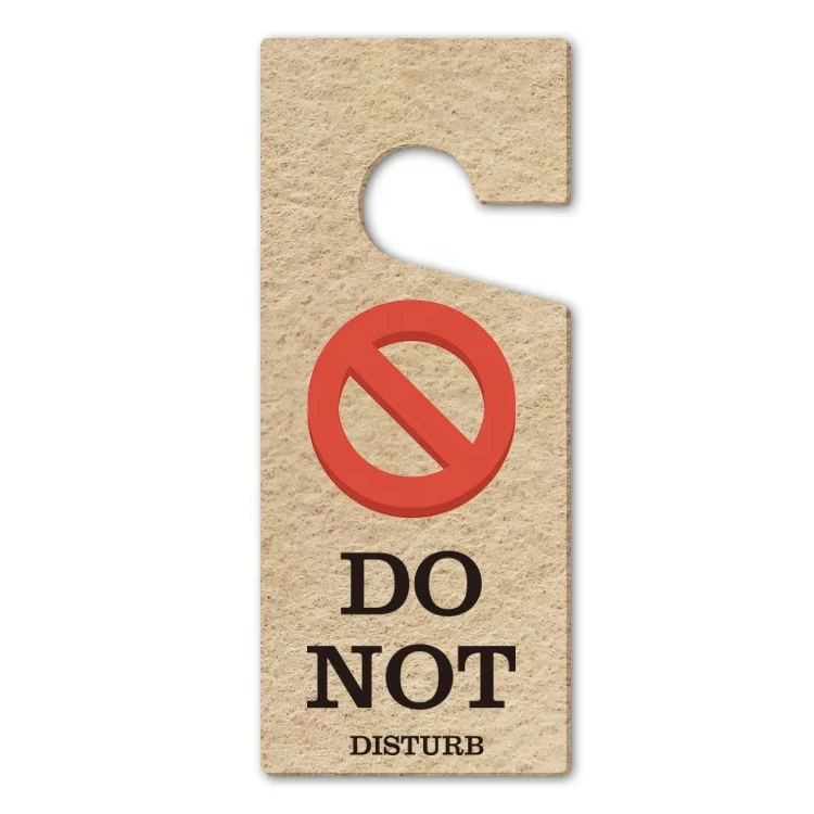 
 Оптовая продажа, пустые гравировочные подарки, вешалка для двери в отеле, дверной знак «Не беспокоить»  