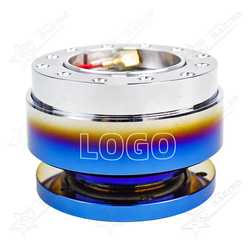 Carbon Fiber Burnt Blue Ding Steering Wheel Hub Boss Kit Adapter Body