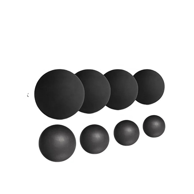 High Quality Hard Rubber Solid Balls Black Silicone Rubber Ball High