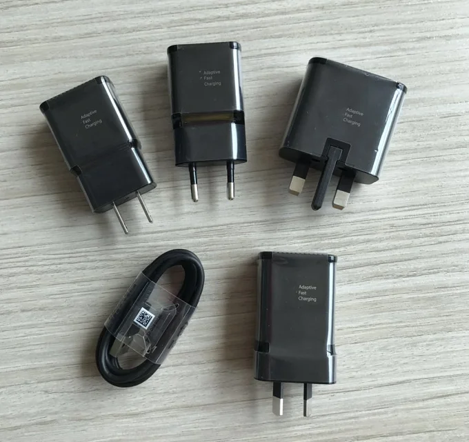 Оригинальный USB-штекер S10 с кабелем типа c быстрое зарядное устройство штекер для Samsung galaxy S8 edge S9 note