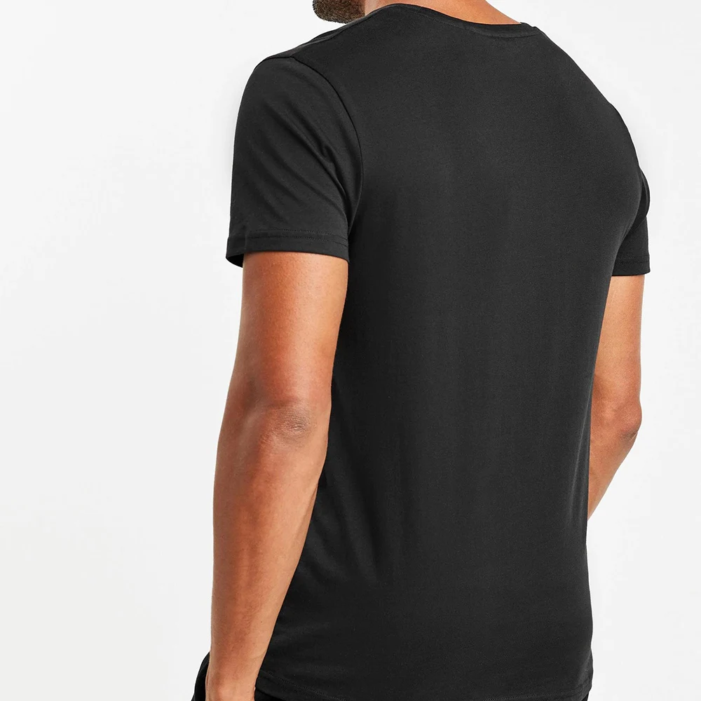 Best Selling 95 Cotton 5 Spandex Solid Crew Neck Shirt Crewneck Plain