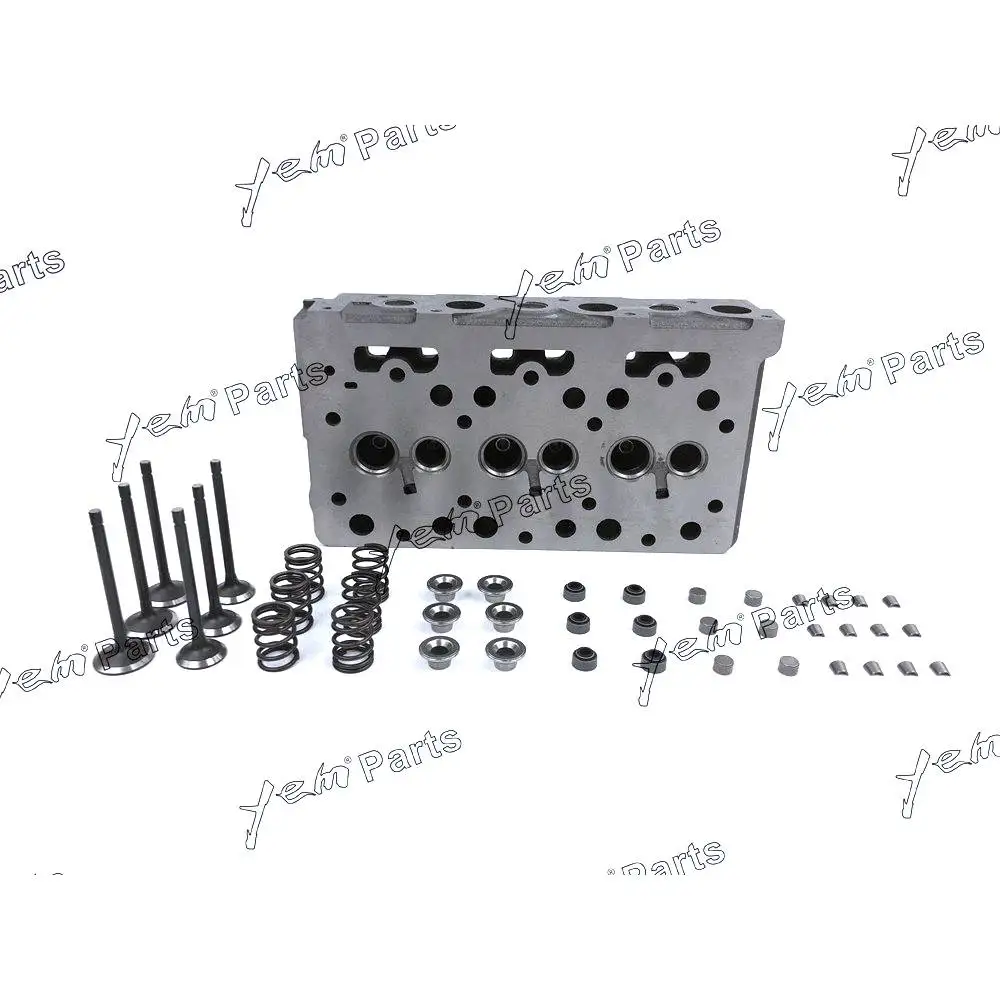 D1402 Complete Cylinder Head With Valves for Kubota Diesel Rebuild Kit