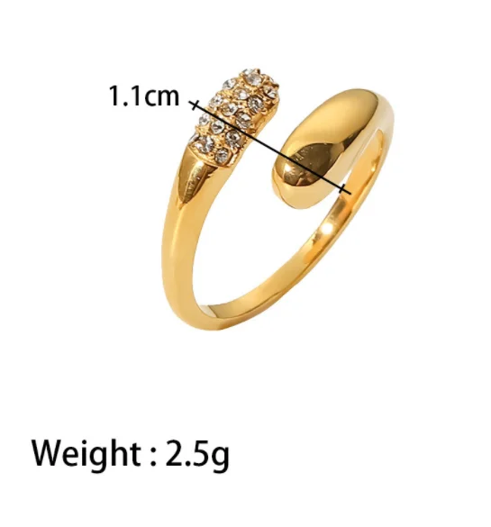 Fashionable Hiphop Jewelry Waterproof 18k Gold Plated Stainless Steel