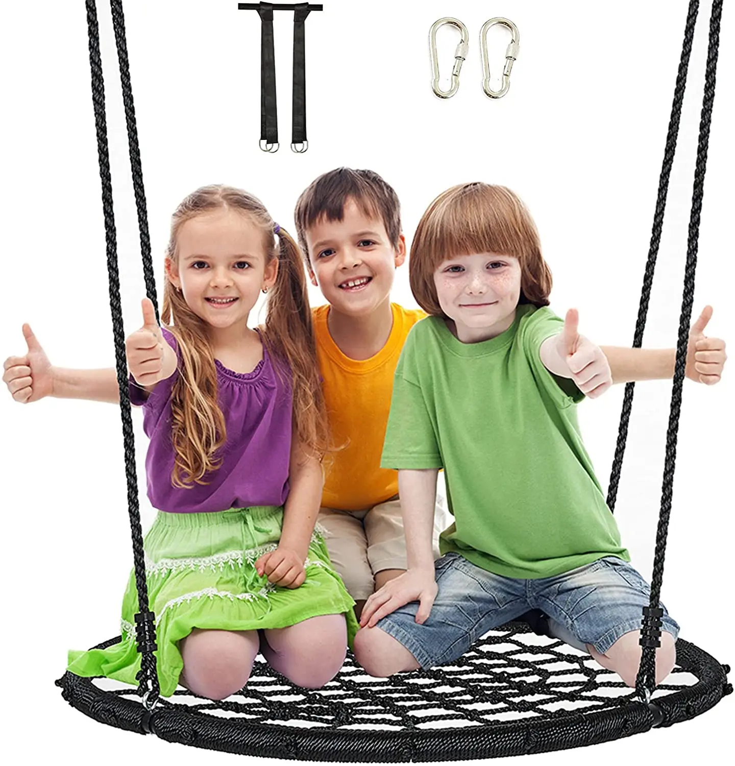 rattan tree swing