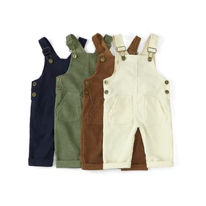 Fine Corduroy Newborn Baby Romper Kids Jumpsuit Summer Children Bodysuit