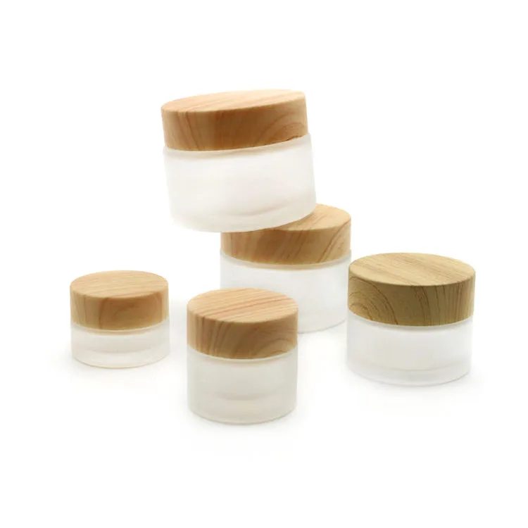 Frienda 30 ml Empty Loose Powder Container Bamboo Cosmetic Make-up