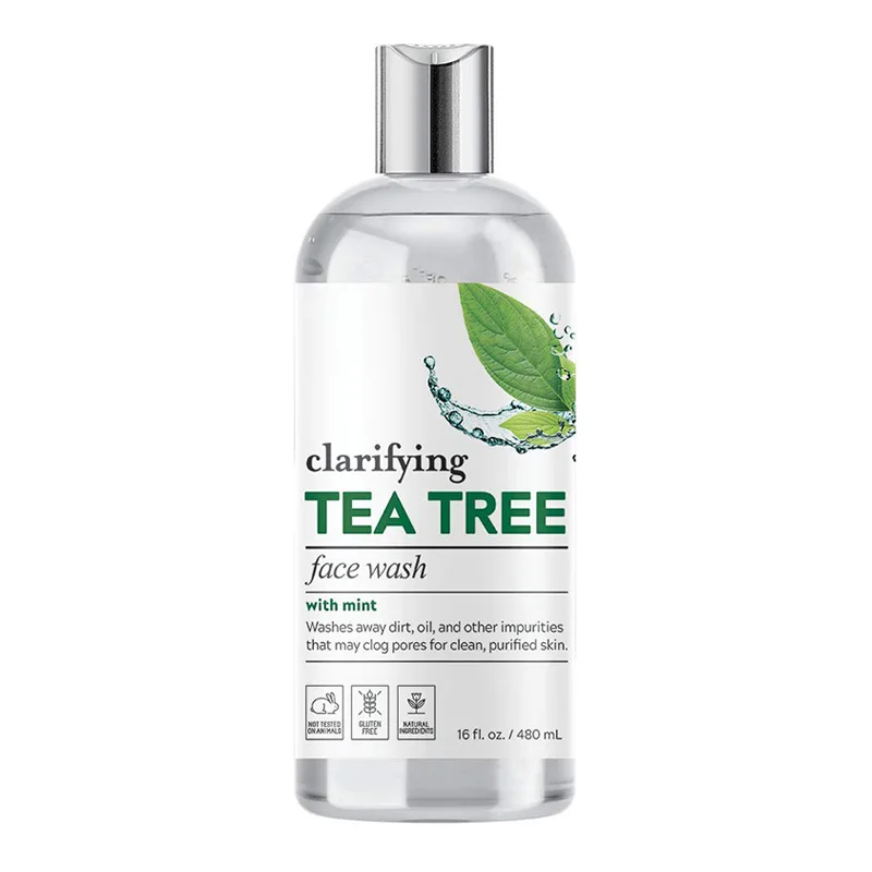 clarifying tea tree face wash