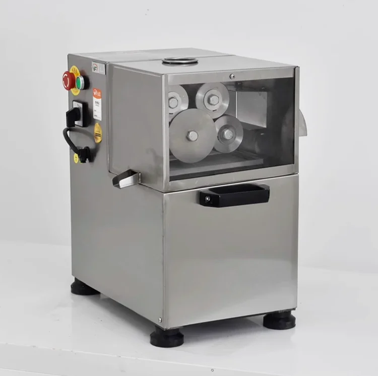 ステンレス製電動サトウキビ圧搾機 4ローラー付 ジューサー 300-350Kg出力
