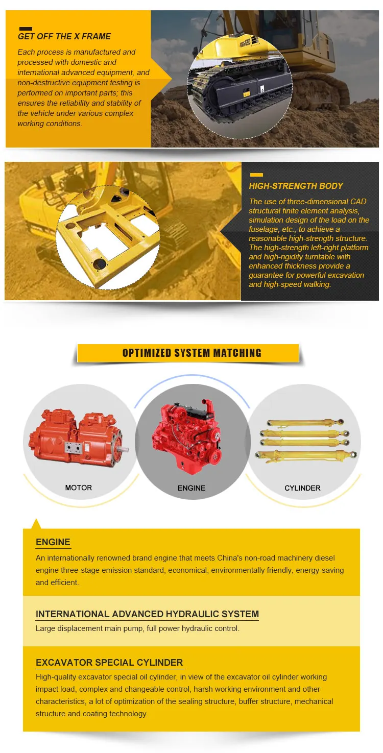 Factory Supply Big Construction Machinery 27 Ton Digger Heavy Crawler Excavator For Sale With ISO CE