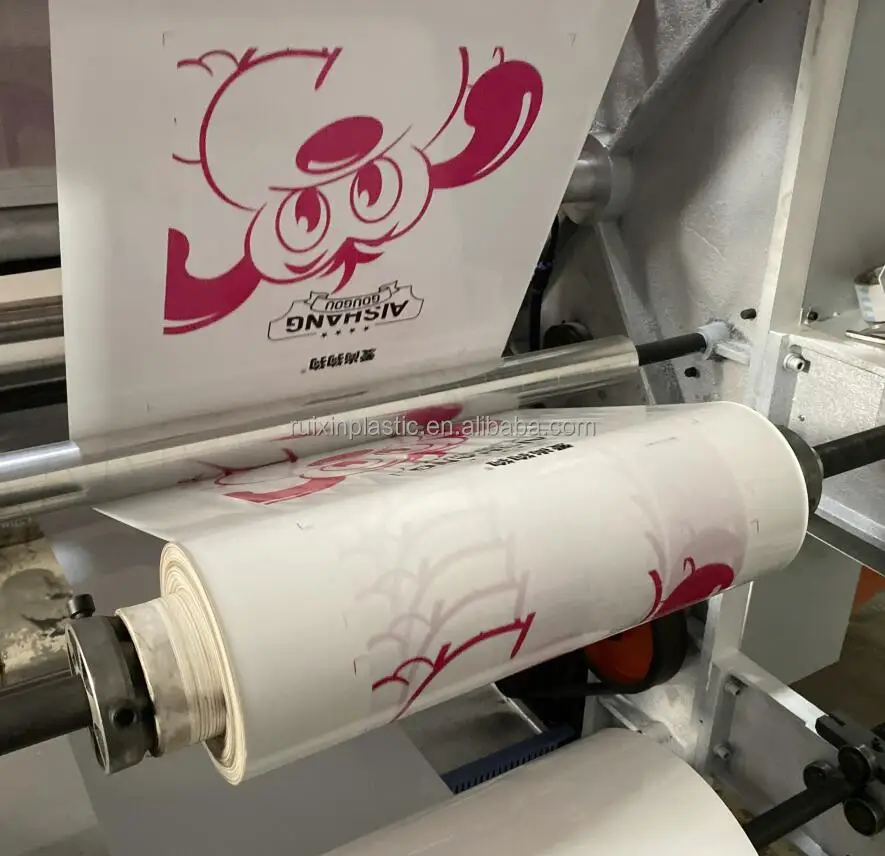 Высокое качество Полный Зерноуборочные комбайны обрабатывающие автоматически 2 Цвет флексографическая печатная машина небольшой полиэтиленовый пакет