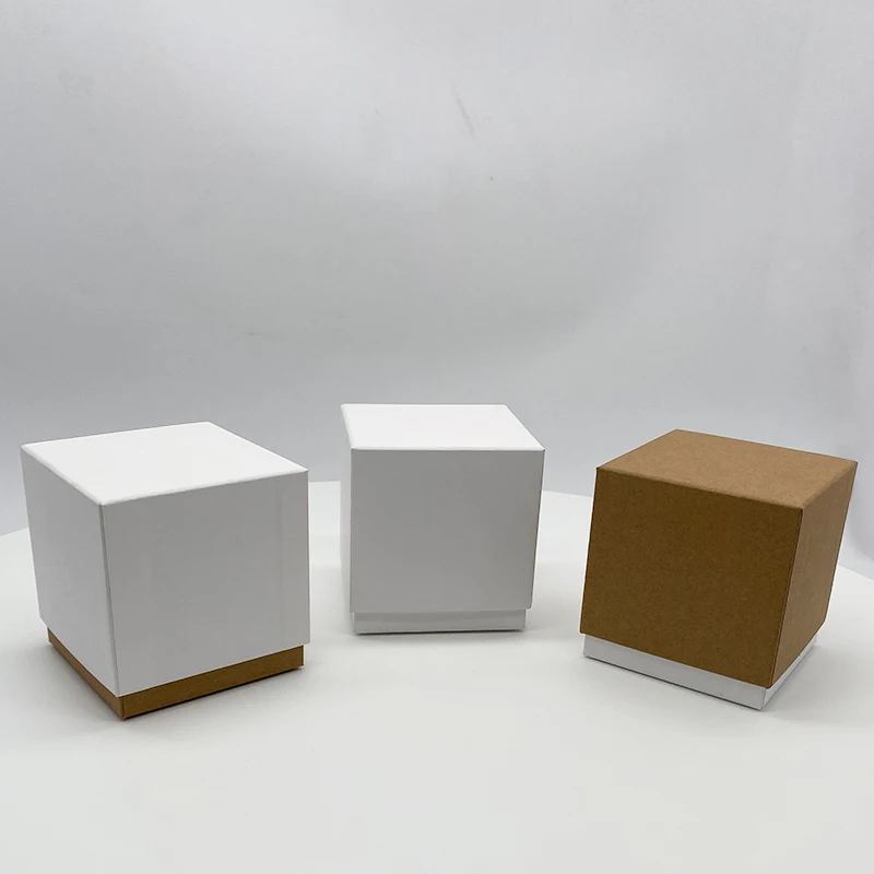 Wholesale Luxury Handmade Cardboard Candle Packaging Box Custom Printed with Embossing Handling supplier