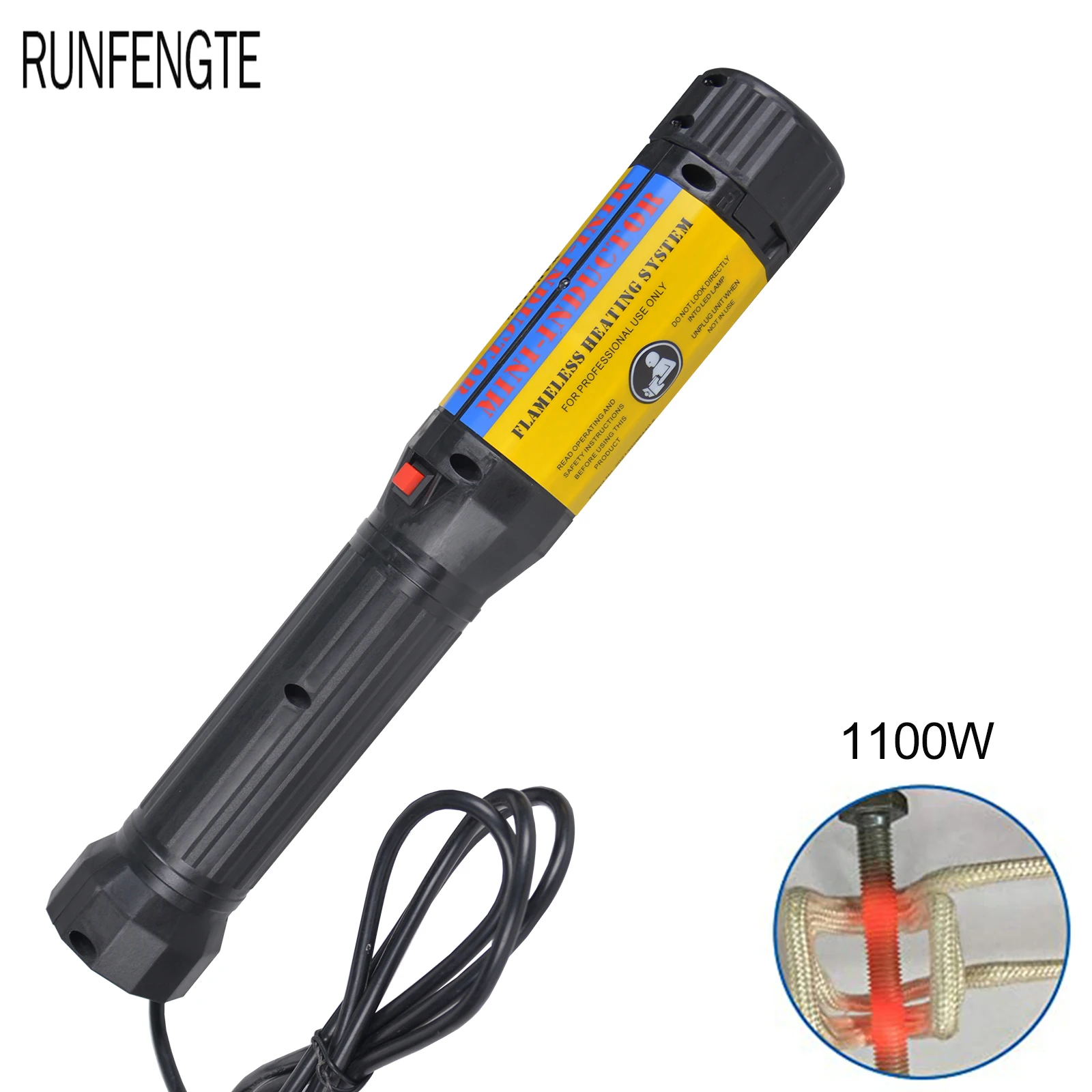 110V/220V 1000W Mini Ductor Induction Heater Handheld High Frequency 8 Coils Kit 