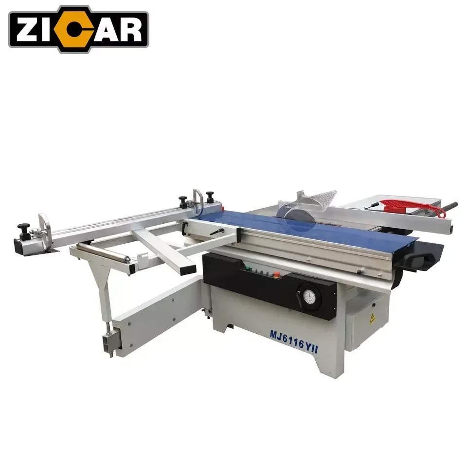 ZICAR OEM Portable Small Sliding Table Saw 1.6 Meters Mini Woodworking Panel Saw Machine for Carpenter Making Furniture