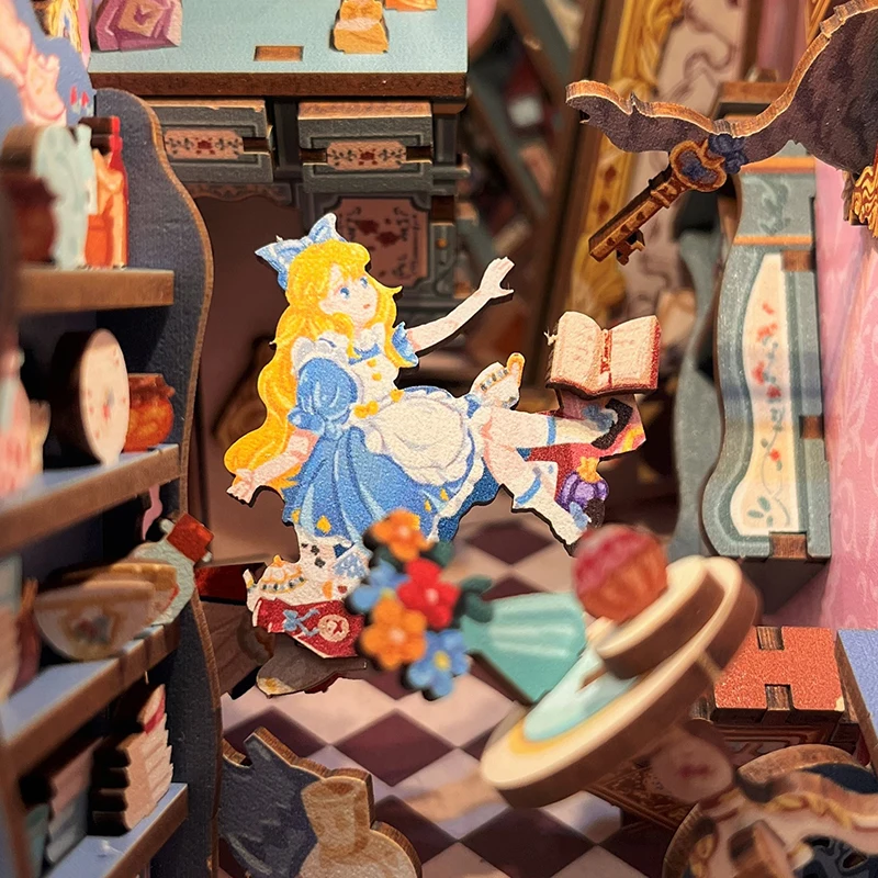 tonecheer alice in wonderland book nook