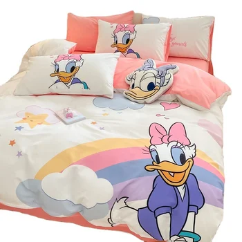 Factory supply Children's cartoon cotton Comfortable Sleep Customized Bedding Set  Environmentally Friendly Printing Dyeing Skin