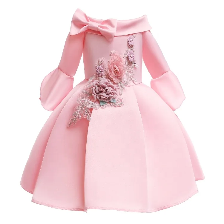 Girls Flower Dress,Embroidery Baby Girl 