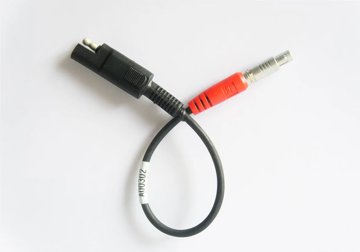 Cable A00302 for Topcon GPS-HiPer Lite Wired to SAE 2-Pin Connector