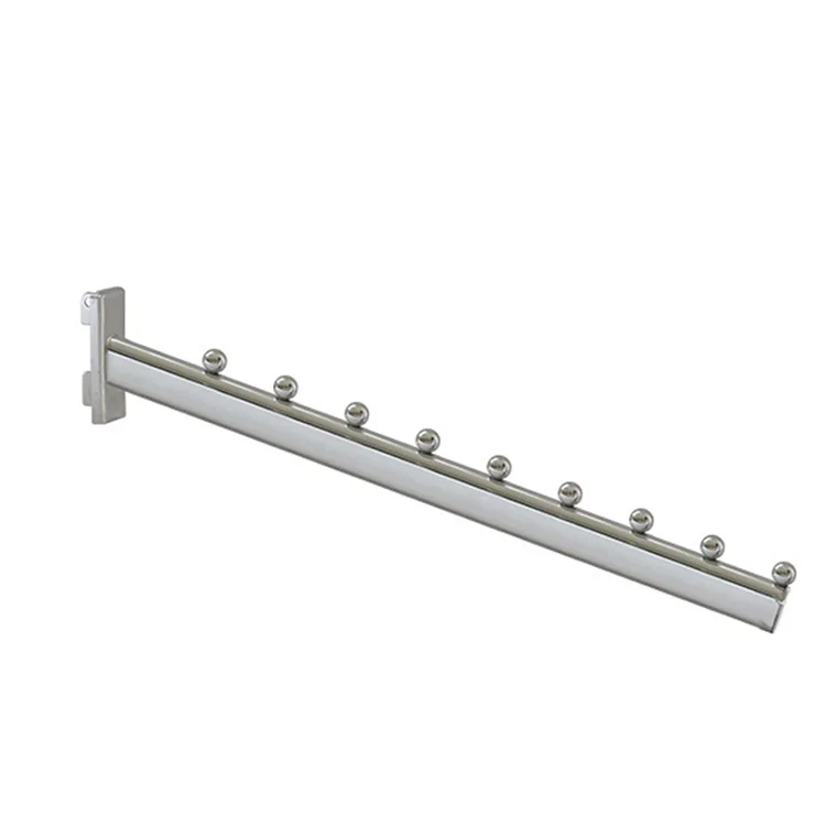 Metal Chrome Waterfall Display Hook for Slotted Channel