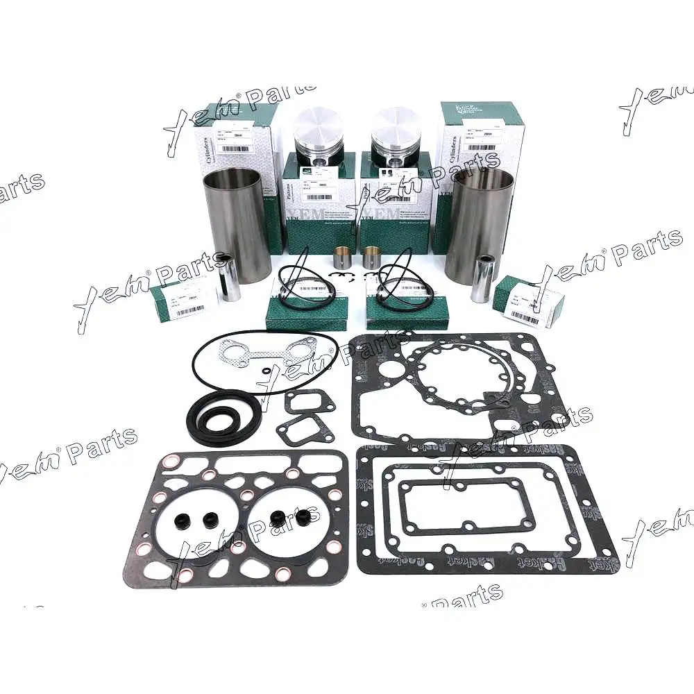 ZB600 Overhaul Kit With Gasket Set for Kubota Engine Rebuild Kit 4