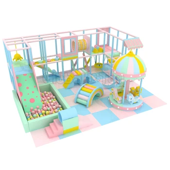 Custom Indoor Soft Play Playground with Slide and Ball Pool Kids Amusement Equipment for Preschool and Indoor Play Center