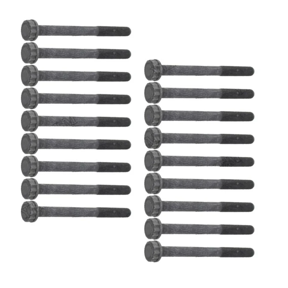18Pcs Cylinder Head Bolt 14-32145-01 94455667 81072300 81012800 T09003-00 for Isuzu Engine 4JH1-TC 4JB1-T 4JB1-TC 4JG2