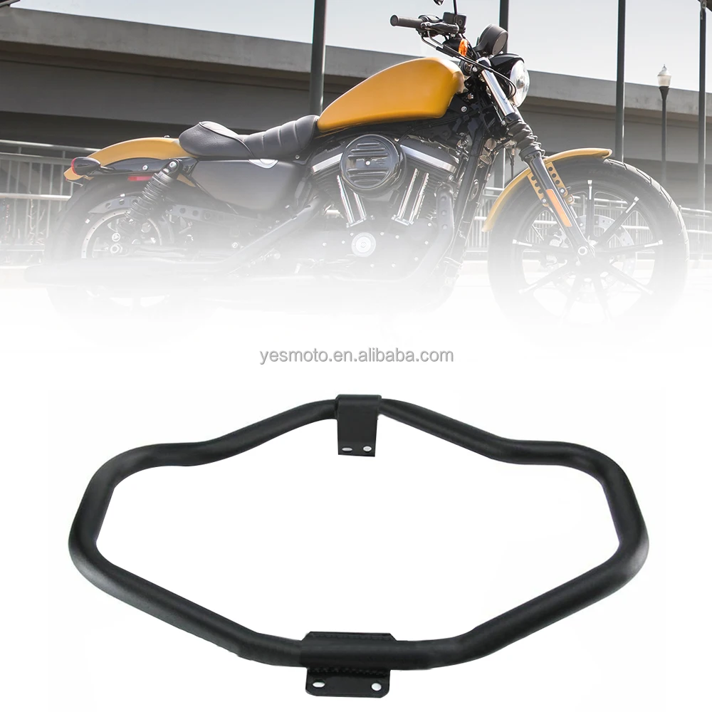 HDBUBALUS Motorcycle Crash Bar For Harley Sportster – Engine Guard & Highway Peg Combo