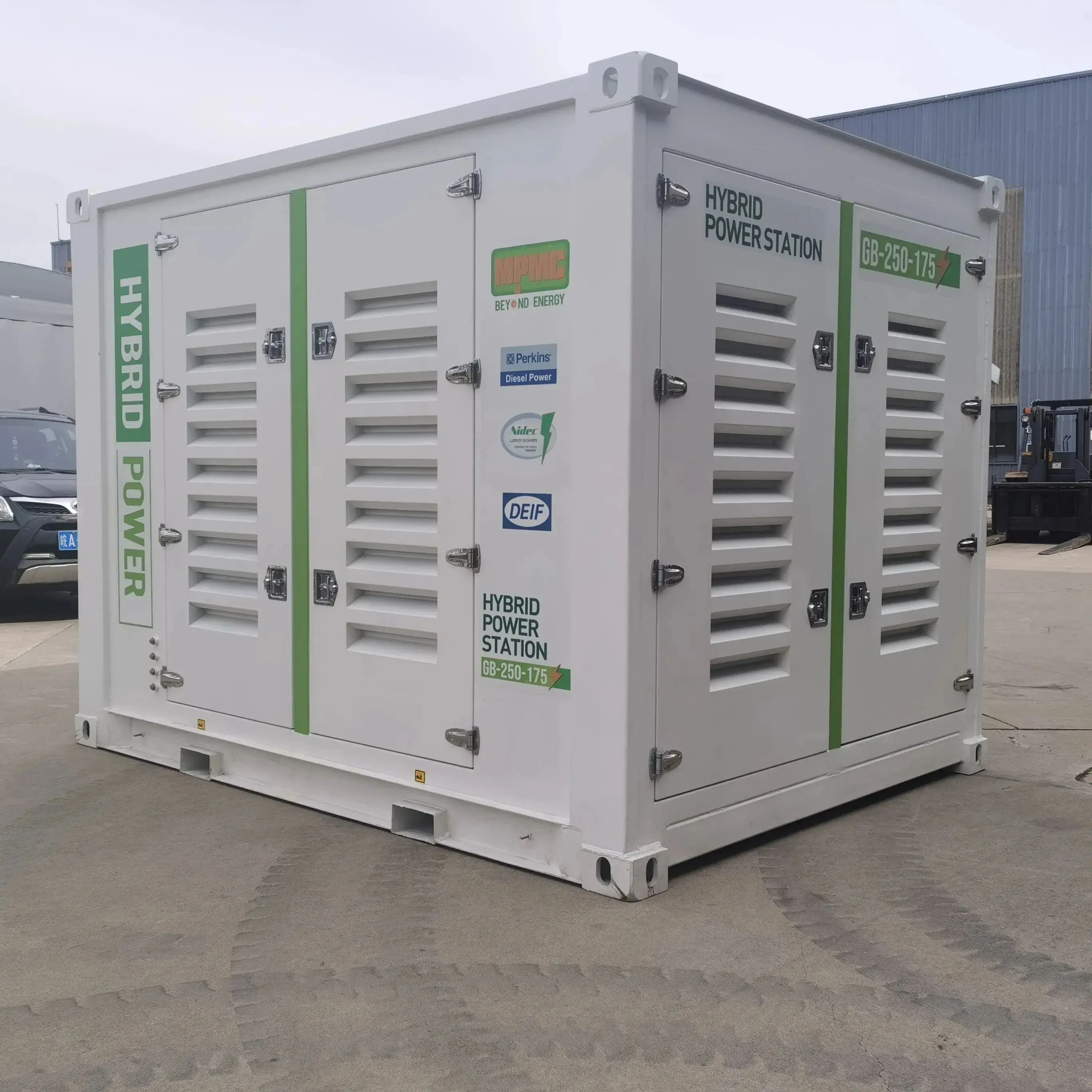 Mpmc 10-30kva Hybrid Power Station Generator And Battery 20-60kwh 