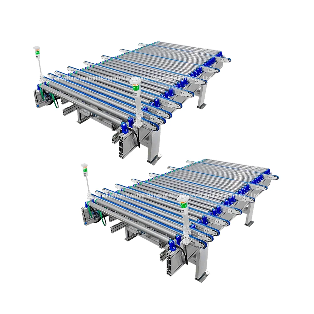 Hongrui Adjustable Speed Assembly Conveyor Transfer Roller For Wooden Door Factory