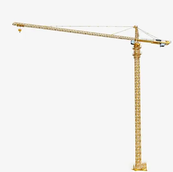 Used T6513-6 Tower Crane Building Guangzhou China Construction 6 Ton Provided Yellow Tower Crane Spare Parts
