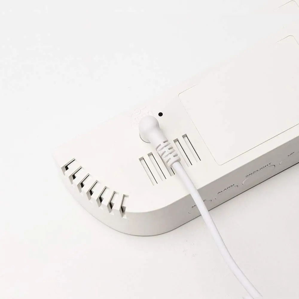 Home Bedroom Personalized Creative Led Mirror Digital Electronic Clock Desktop Snooze Temperature Humidity Alarm Clock