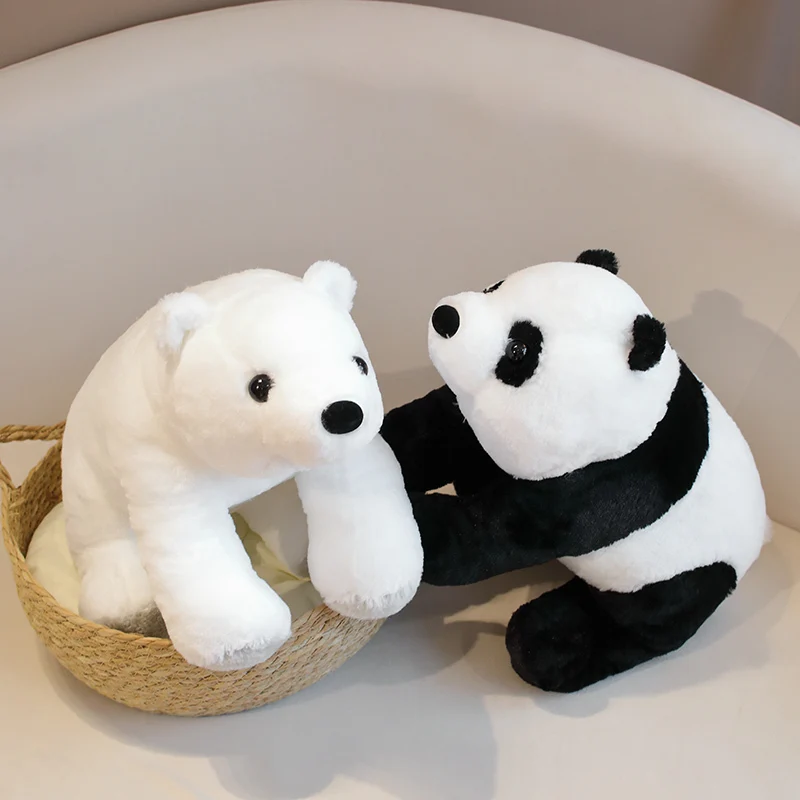 40cm 50cm Super Soft Polar Bear Plush Toy - Perfect Gift