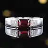 1.12ct Natural Ruby diamond ring