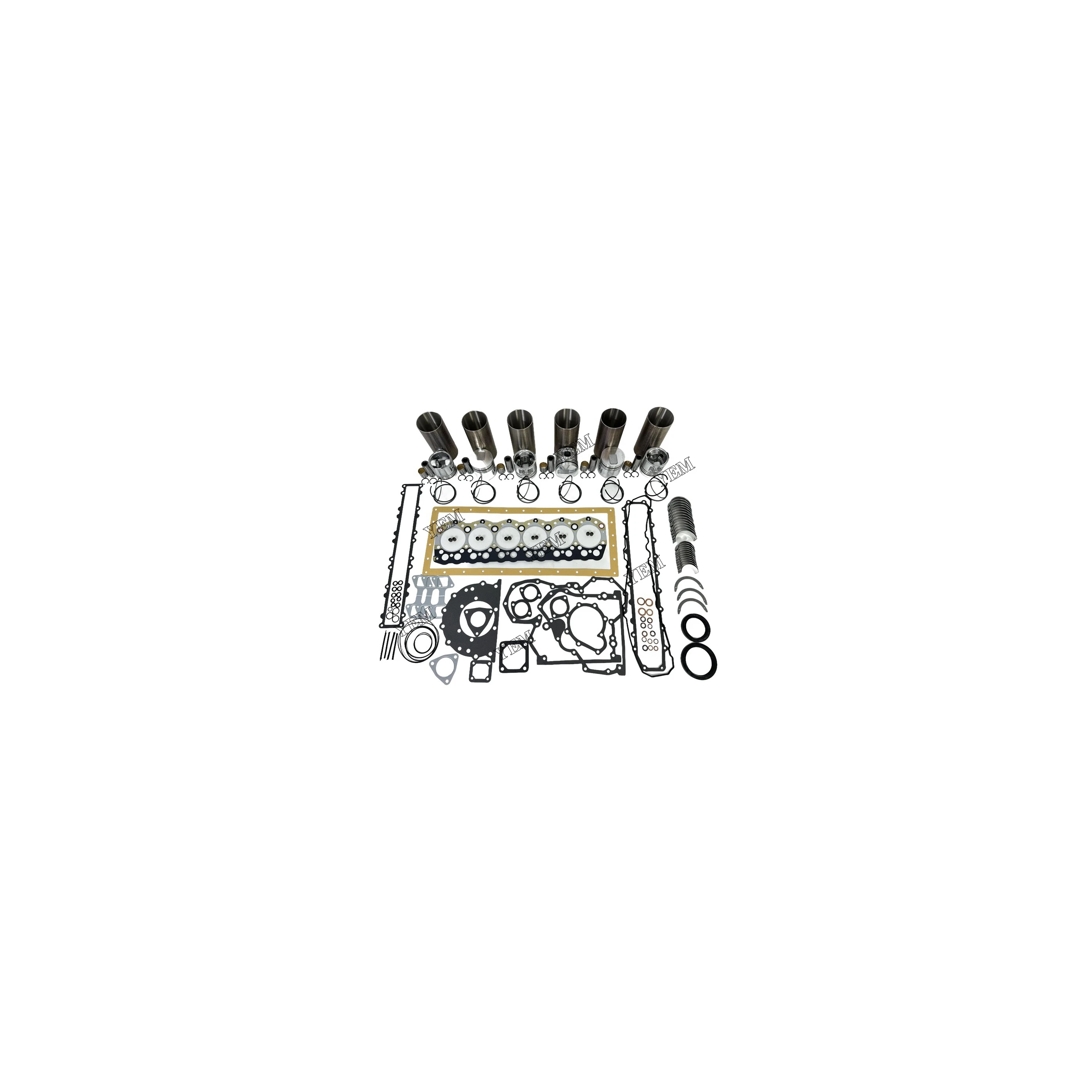 Aftermarket S6S Cylinder Liner and Gasket Kit With Bearing Set for Mitsubishi Machinery High Quality Engine Parts