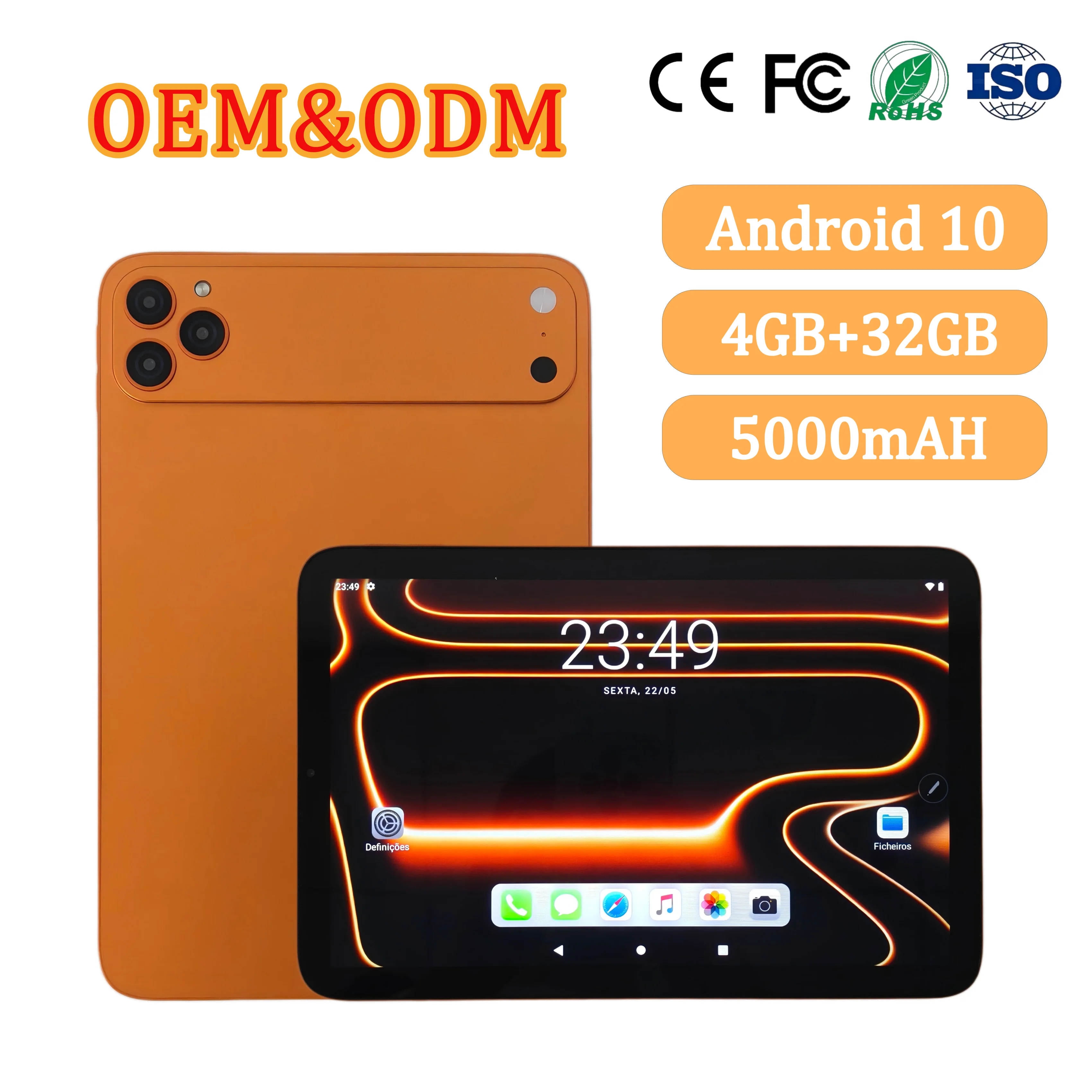 10 Inch Octa-Core Android Tablet PC 4G Dual SIM, 3GB RAM & 32GB