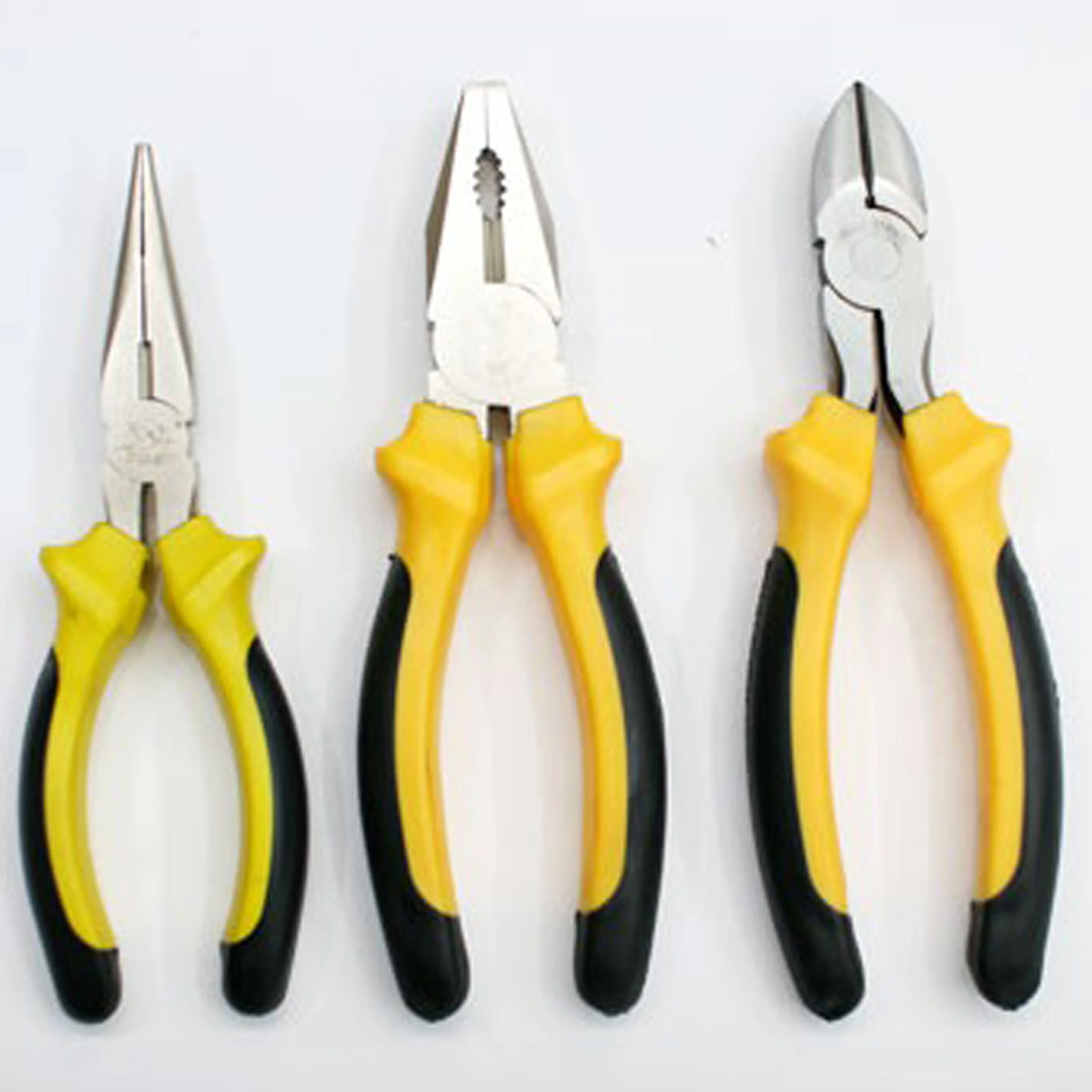 200mm 8in Double Color Handle Cutting Fishing Combination Plier Set Herramienta  Alicates Hand Tools
