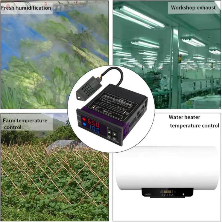 Digital Temperature Humidity Controller Thermometer Hygrometer Sht2000