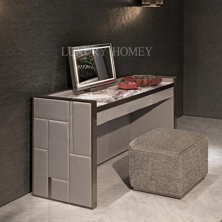 Italian Luxury Design Bedroom Set Latest Modern Wooden Furniture Double