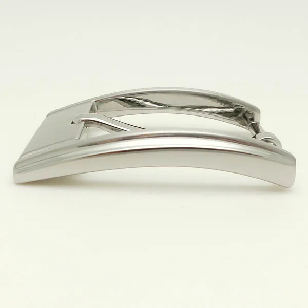 DK-9482-40 высокостойкая к окислению пряжка для ремня индивидуальный дизайн прочная никелевая атласная отделка Пряжка мужчин