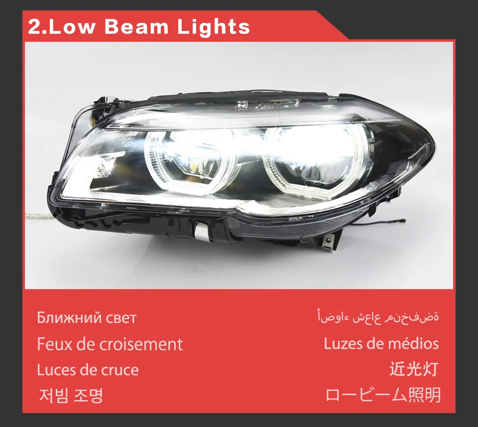 Car Lights For Bmw F10 Headlight 20102016 F18 Led Head Lamp F11