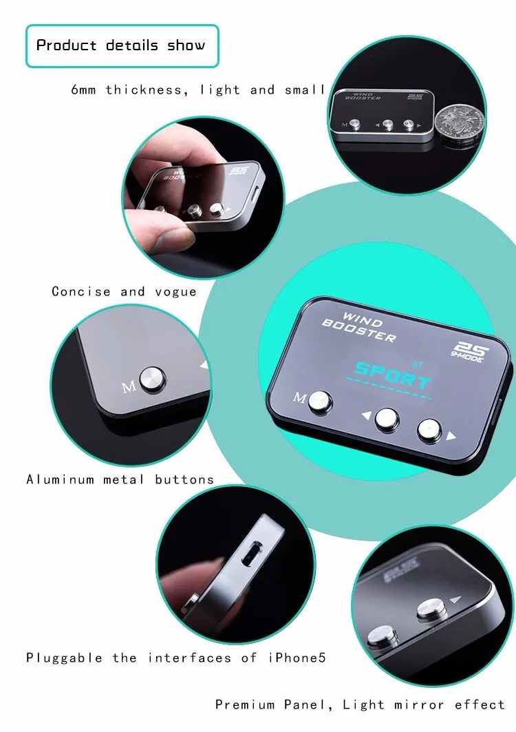 Power Commander Car Electronic 9 Drives 2S Throttle Controller Accelerator Pedal for Electric Car