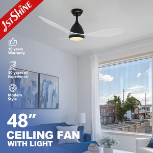 1stshine Ceiling Fan European Style Bathroom 6 Speeds Remote Control Ceiling Fan Lights