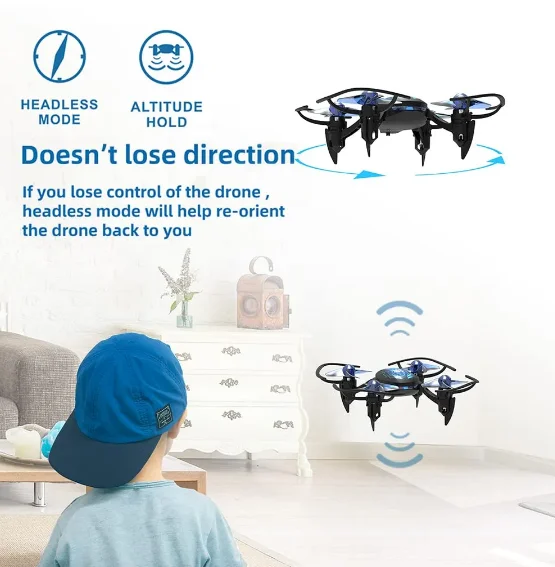 EMAX RC Mini Drone Cyber-Rex Quadcopter Toys for Boys 360 Flip Altitude Children Toys Kids Adults Fpv Drone Professional Drone