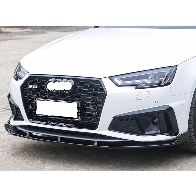 New ABS auto grille for audi A4 B9 A4L radiator honeycomb front bumper grill RS4 facelift mesh grille 2017 2018 2019