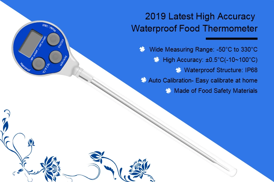 Waterproof IP68 High Accuracy 0.5c Hot Pen Type Good Cook Meat