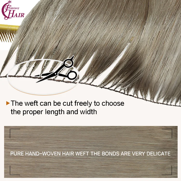 Remy Weave Hair Extensions 100g Double Weave Brazilian Remy Human Hair Extensions - Straight, Sew-In Weft Sew In Hair Extensions - Foto 5